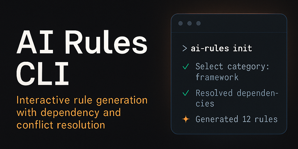 ai-rules-cli: CLI for AI Rules Management